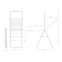 Brabantia HangOn Droogrek 25 Meter - White 35 Brabantia HangOn Droogrek 25 Meter - White -Brabantia 9474025