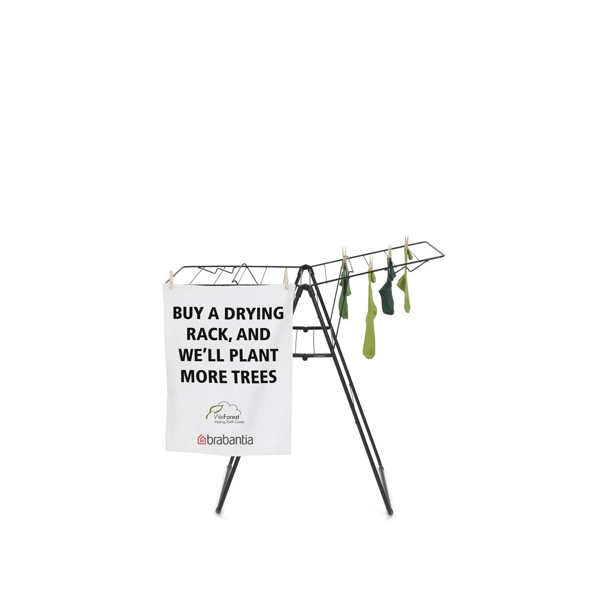 Brabantia HangOn Droogrek 15 Meter - Matt Black 18 Brabantia HangOn Droogrek 15 Meter - Matt Black - Afbeelding 16