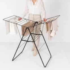 Brabantia HangOn Droogrek 20 Meter - Matt Black 32 Brabantia HangOn Droogrek 20 Meter - Matt Black -Brabantia 9474042