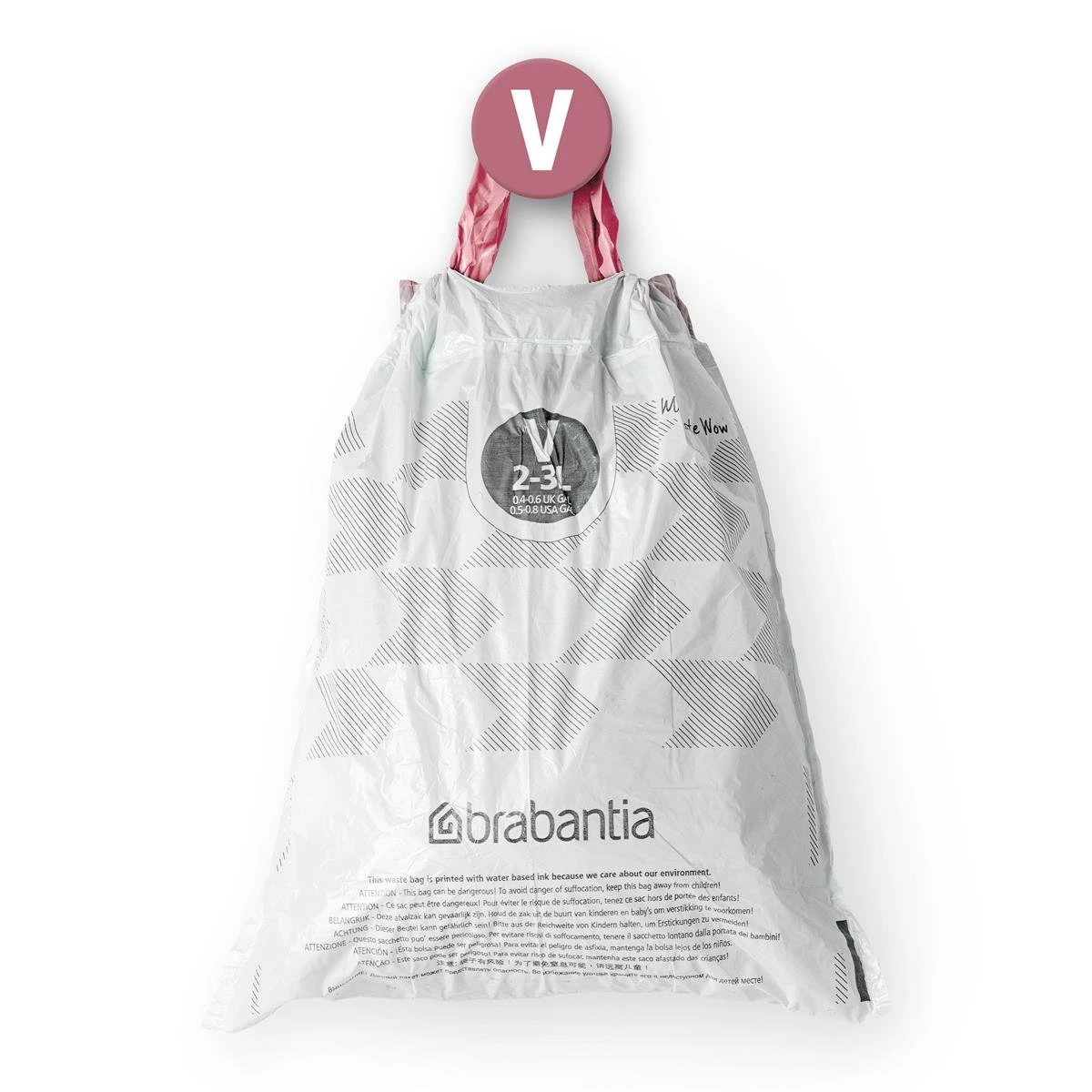 Brabantia Type V PerfectFit Jaarverpakking Afvalzak 2-3 Liter - 200 Stuks 7 Brabantia Type V PerfectFit Jaarverpakking Afvalzak 2-3 Liter - 200 Stuks - Afbeelding 5