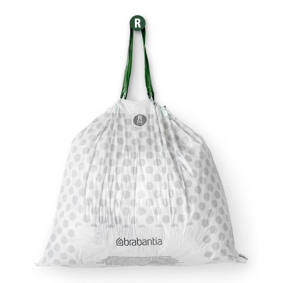 Brabantia Type R PerfectFit Jaarverpakking Afvalzak 36 Liter - 120 Stuks 8 Brabantia Type R PerfectFit Jaarverpakking Afvalzak 36 Liter - 120 Stuks - Afbeelding 6