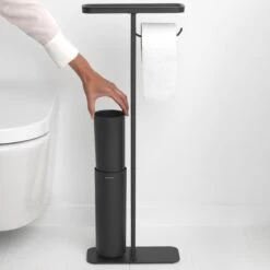 Brabantia MindSet Toiletbutler - Mineral Infinite Grey -Brabantia 9477958