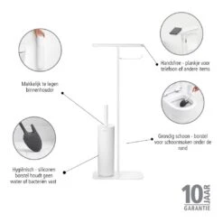 Brabantia MindSet Toiletbutler - Mineral Fresh White -Brabantia 9477970