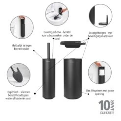 Brabantia MindSet Toiletaccessoires - Set Van 3 - Grijs -Brabantia 9478897