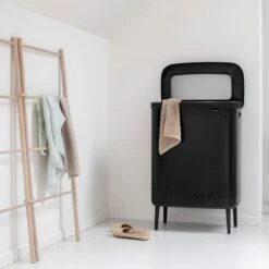 Brabantia Bo Hi Wasbox 2 X 45 L - Matt Black -Brabantia 9482848
