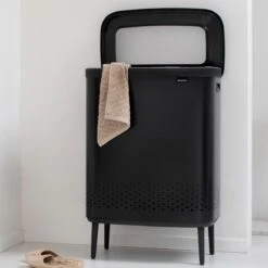 Brabantia Bo Hi Wasbox 2 X 45 L - Matt Black -Brabantia 9482862