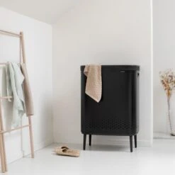Brabantia Bo Hi Wasbox 2 X 45 L - Matt Black -Brabantia 9482867