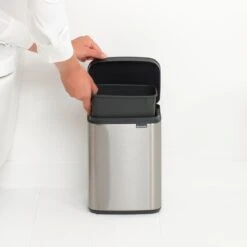 Brabantia Bo Afvalemmer 4 L - Matt Steel FPP -Brabantia 9483907