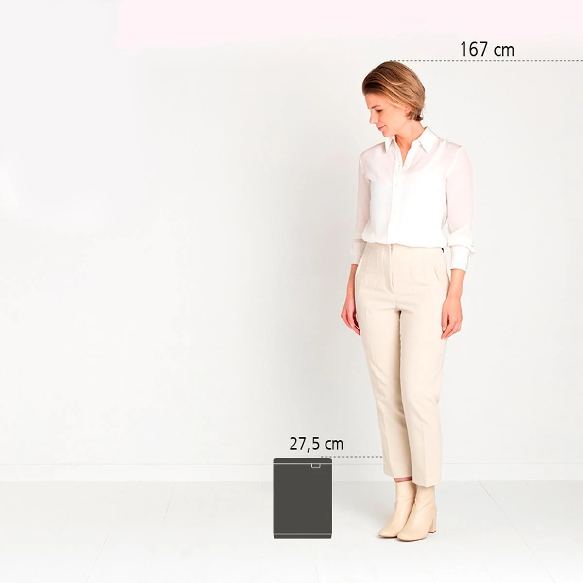 Brabantia Bo Afvalemmer 4 L - Matt Black 14 Brabantia Bo Afvalemmer 4 L - Matt Black - Afbeelding 12