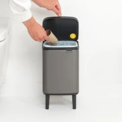 Brabantia Bo Hi Afvalemmer 4 L - Platinum -Brabantia 9483985