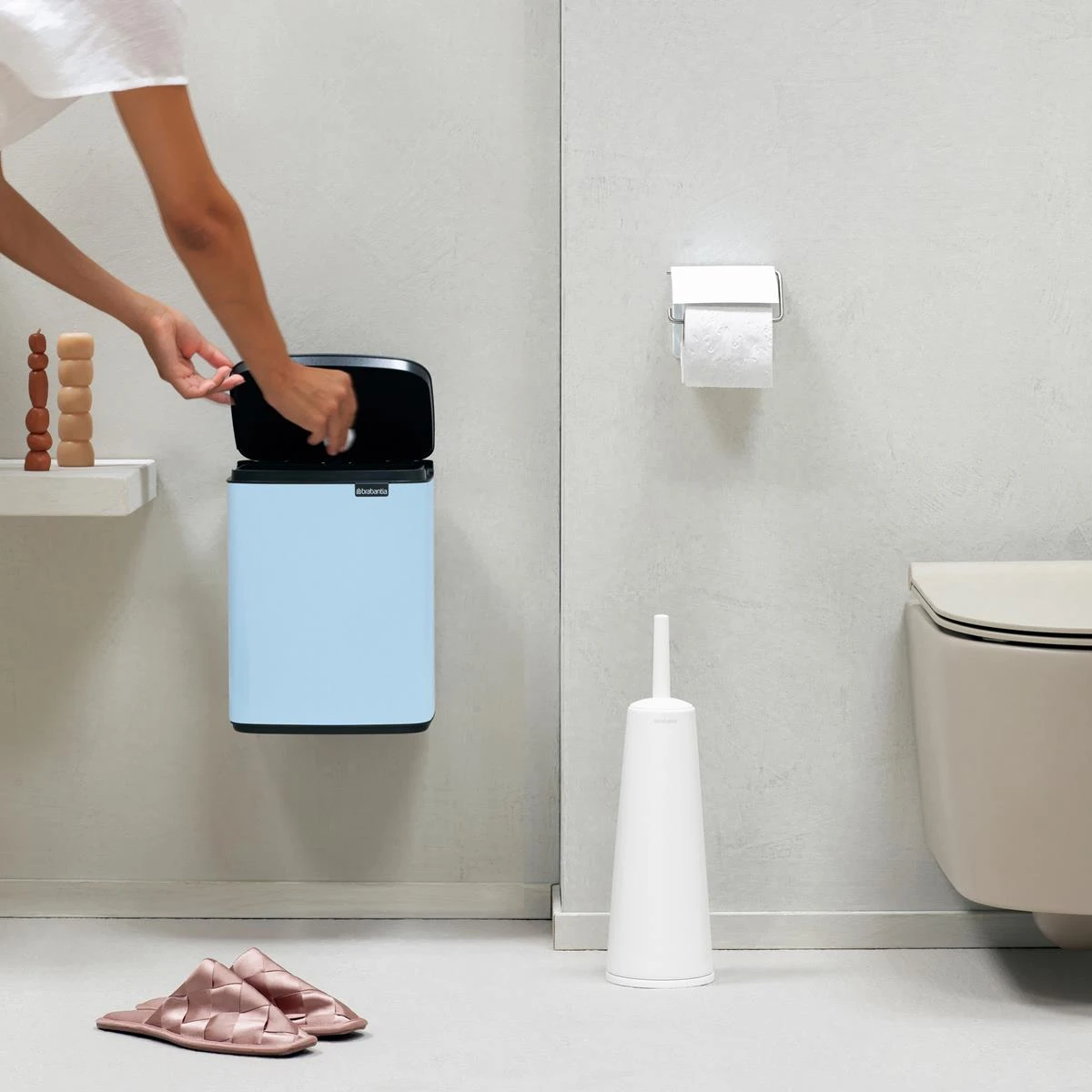 Brabantia Bo Afvalemmer 7 L - Dreamy Blue 13 Brabantia Bo Afvalemmer 7 L - Dreamy Blue - Afbeelding 11