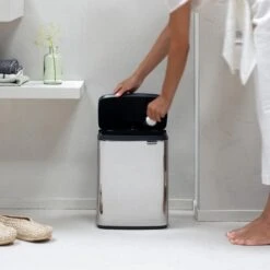 Brabantia Bo Afvalemmer 7 L - Brilliant Steel -Brabantia 9484002