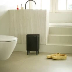 Brabantia Bo Hi Afvalemmer 4 L - Matt Black -Brabantia 9484005