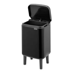 Brabantia Bo Hi Afvalemmer 4 L - Matt Black -Brabantia 9484019
