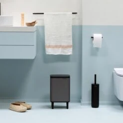 Brabantia Bo Hi Afvalemmer 7 L - Platinum -Brabantia 9484036