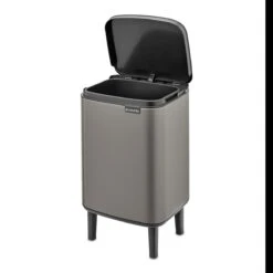 Brabantia Bo Hi Afvalemmer 7 L - Platinum -Brabantia 9484048
