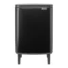 Brabantia Bo Hi Afvalemmer 12 L - Matt Black -Brabantia 9484053