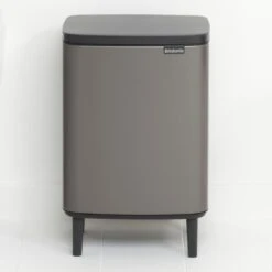 Brabantia Bo Hi Afvalemmer 12 L - Platinum -Brabantia 9484059