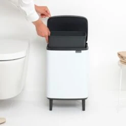 Brabantia Bo Hi Afvalemmer 12 L - White -Brabantia 9484066