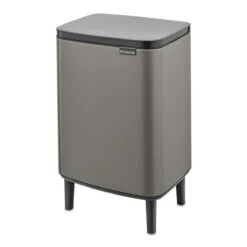 Brabantia Bo Hi Afvalemmer 12 L - Platinum -Brabantia 9484086