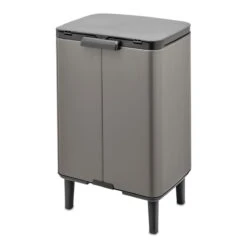 Brabantia Bo Hi Afvalemmer 12 L - Platinum -Brabantia 9484088