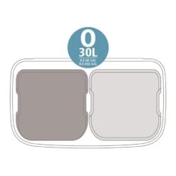 Brabantia Bo Pedaalemmer 2 X 30 L - Wit -Brabantia 9484969