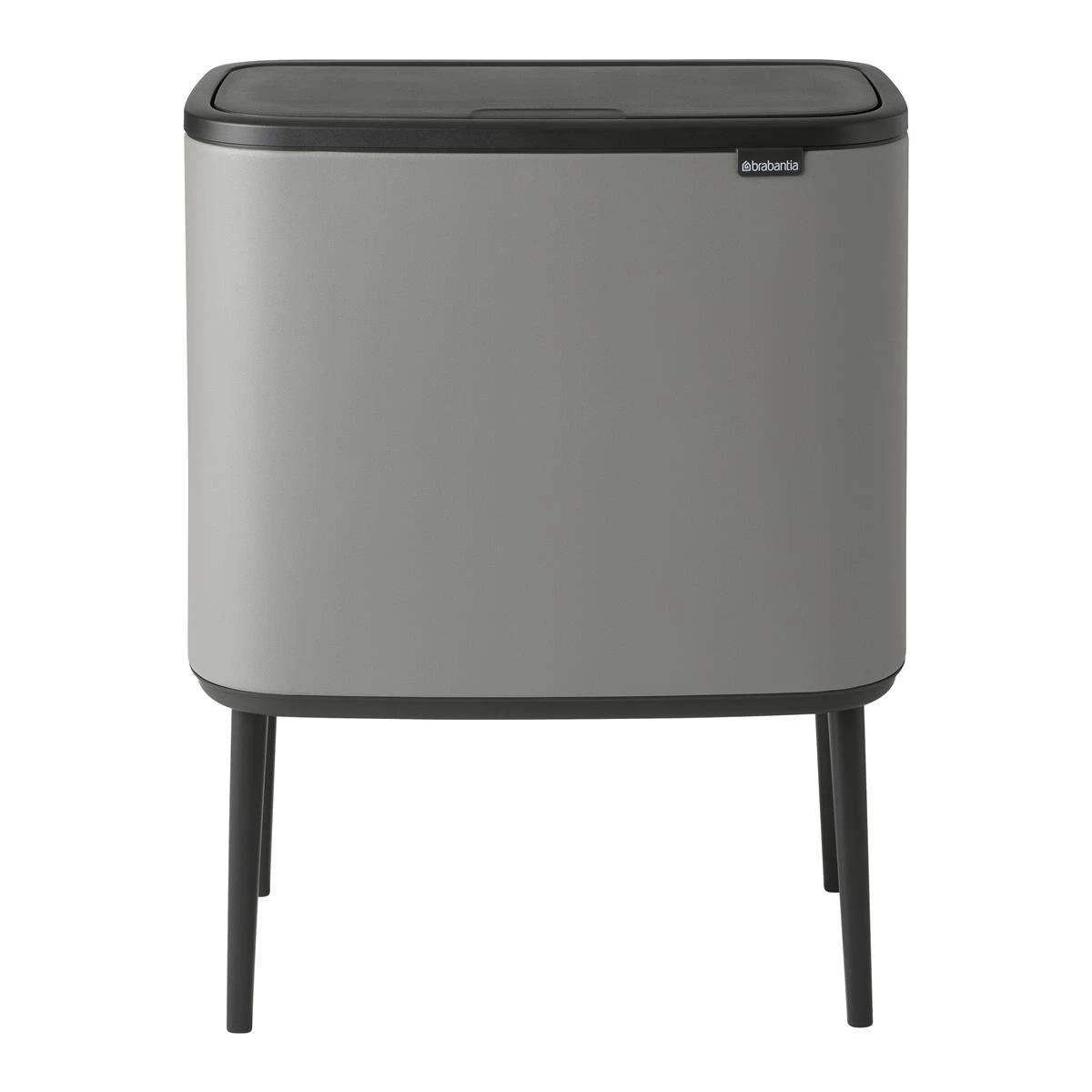 Brabantia Bo Touch Bin Afvalemmer 11 + 23 L - Mineral Concrete Grey 3 Brabantia Bo Touch Bin Afvalemmer 11 + 23 L - Mineral Concrete Grey