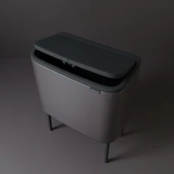 Brabantia Bo Touch Bin Afvalemmer 3 X 11 L - Platinum -Brabantia 9487136
