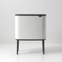Brabantia Bo Touch Bin Afvalemmer 11 + 23 L - Wit -Brabantia 9487587