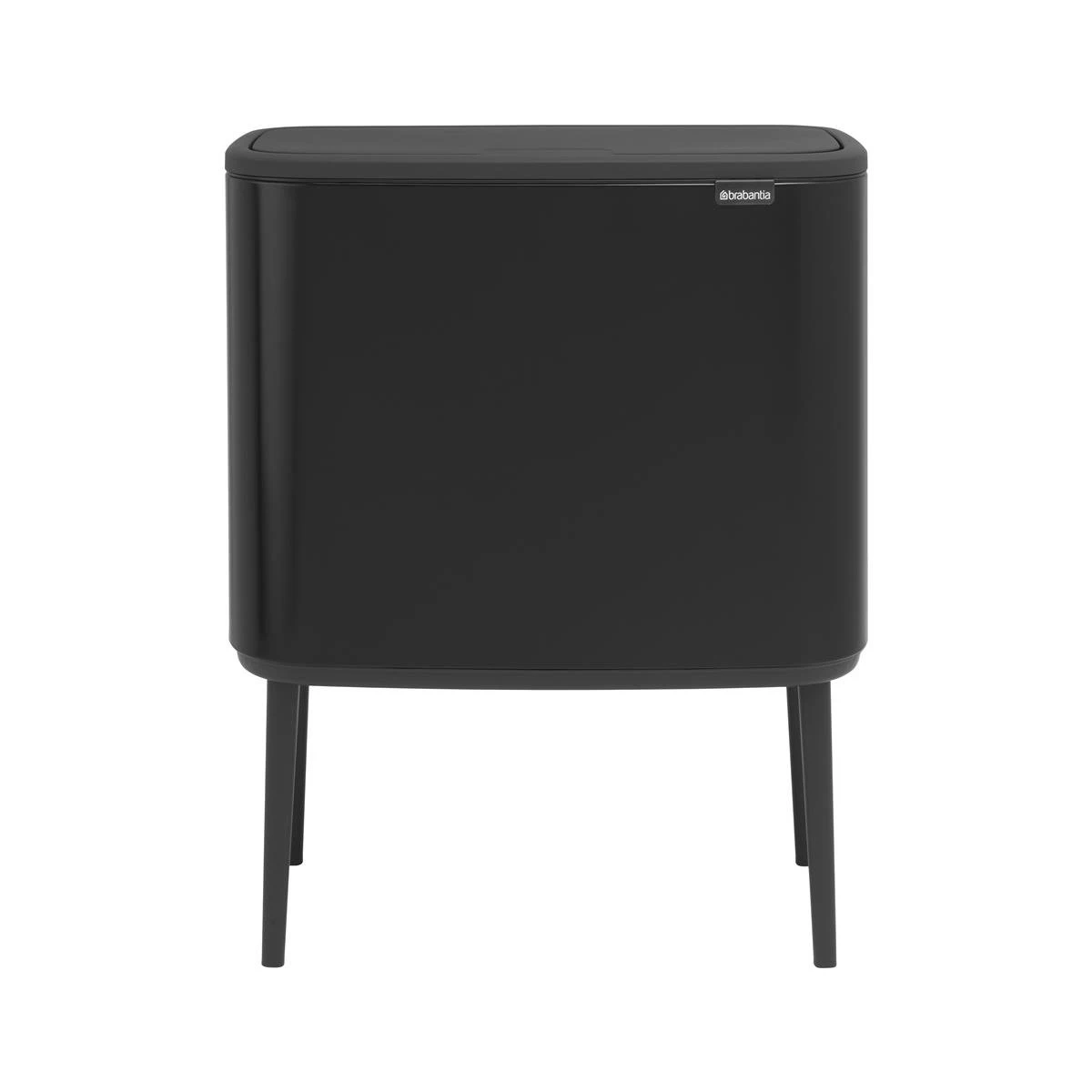 Brabantia Bo Touch Bin Afvalemmer 3 X 11 L - Zwart 3 Brabantia Bo Touch Bin Afvalemmer 3 X 11 L - Zwart