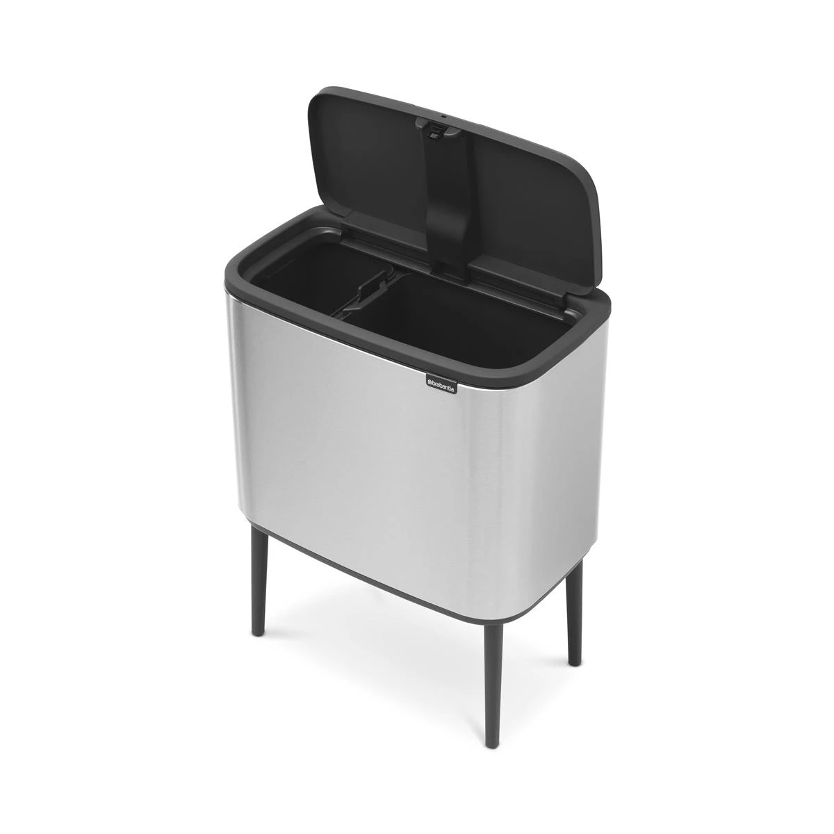 Brabantia Bo Touch Bin Afvalemmer 11 + 23 L - Vingerafdrukvrij - Zilver 10 Brabantia Bo Touch Bin Afvalemmer 11 + 23 L - Vingerafdrukvrij - Zilver - Afbeelding 8