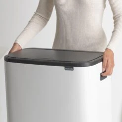 Brabantia Bo Touch Bin Afvalemmer 2 X 30 L - Wit -Brabantia 9487991