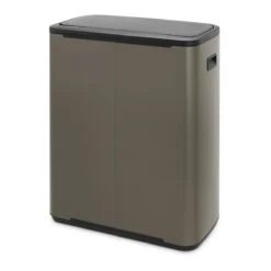 Brabantia Bo Touch Bin Afvalemmer 2 X 30 L - Platinum -Brabantia 9488015