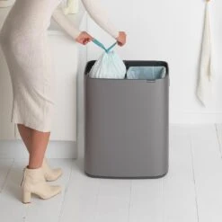 Brabantia Bo Touch Bin Afvalemmer 2 X 30 L - Platinum -Brabantia 9488281