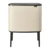 Brabantia Bo Touch Bin Afvalemmer 11 + 23 L - Soft Beige 1 Brabantia Bo Touch Bin Afvalemmer 11 + 23 L - Soft Beige -Brabantia 9488899