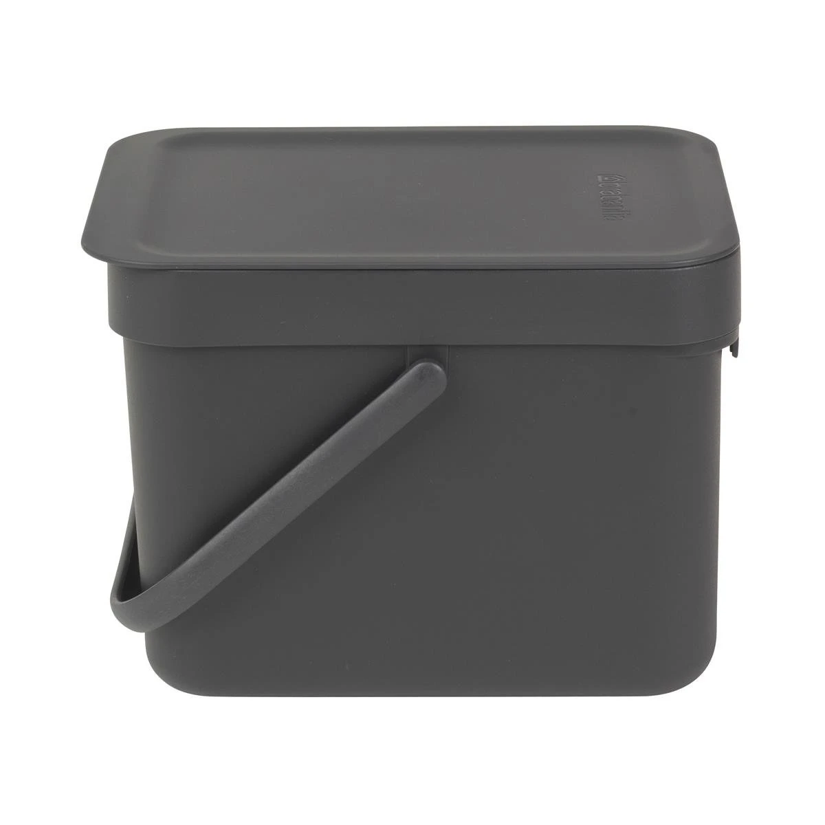 Brabantia Sort & Go Afvalemmer 6 L - Donkergrijs 3 Brabantia Sort & Go Afvalemmer 6 L - Donkergrijs