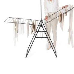 Brabantia HangOn Droogrek 25 Meter - Matt Black -Brabantia 9589775