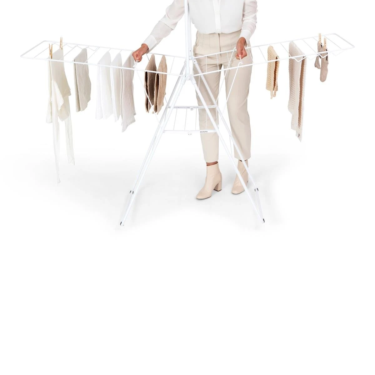 Brabantia HangOn Droogrek 25 Meter - White 11 Brabantia HangOn Droogrek 25 Meter - White - Afbeelding 9