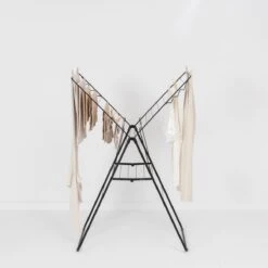 Brabantia HangOn Droogrek 20 Meter - Matt Black 26 Brabantia HangOn Droogrek 20 Meter - Matt Black -Brabantia 9590556