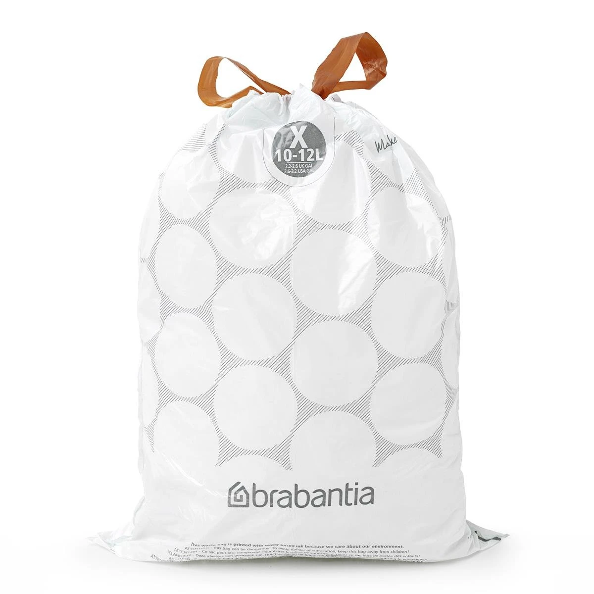 Brabantia Type X PerfectFit Jaarverpakking Afvalzak 10-12 Liter - 200 Stuks 4 Brabantia Type X PerfectFit Jaarverpakking Afvalzak 10-12 Liter - 200 Stuks - Afbeelding 2