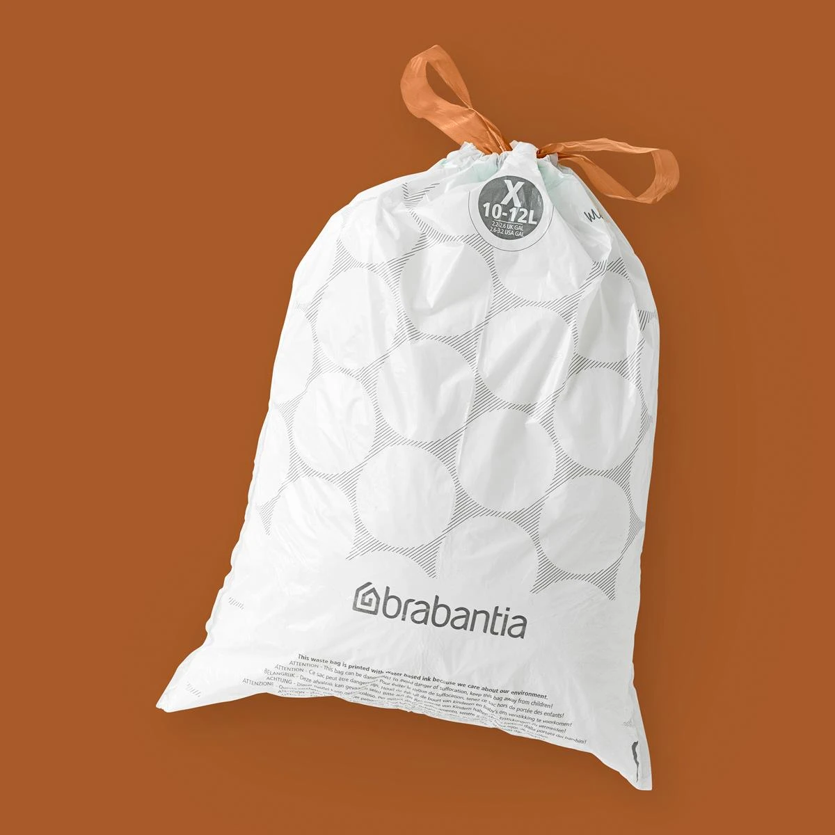 Brabantia Type X PerfectFit Jaarverpakking Afvalzak 10-12 Liter - 200 Stuks 9 Brabantia Type X PerfectFit Jaarverpakking Afvalzak 10-12 Liter - 200 Stuks - Afbeelding 7