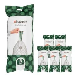 Brabantia Type R PerfectFit Jaarverpakking Afvalzak 36 Liter - 120 Stuks