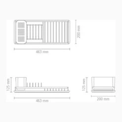Brabantia Afdruiprek Compact 23 Brabantia Afdruiprek Compact -Brabantia 9752378