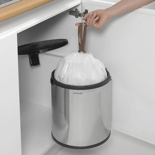 Brabantia Built-In Bin Afvalemmer 15 Liter Glans 6 Brabantia Built-In Bin Afvalemmer 15 Liter Glans - Afbeelding 4