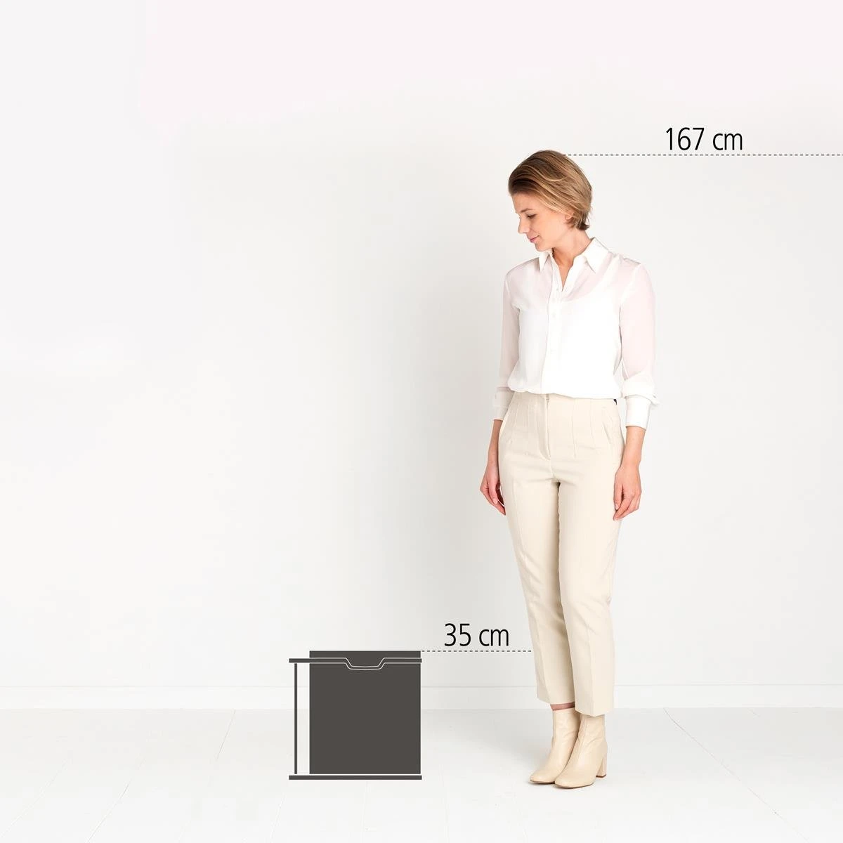 Brabantia Built-In Bin Afvalemmer 15 Liter Glans 11 Brabantia Built-In Bin Afvalemmer 15 Liter Glans - Afbeelding 9