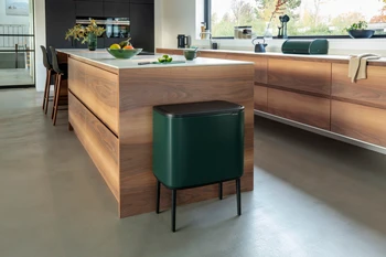 Brabantia Bo Touch Afvalemmer 11 + 23 Liter Pine Green 5 Brabantia Bo Touch Afvalemmer 11 + 23 Liter Pine Green - Afbeelding 3