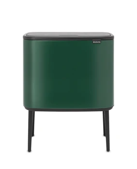 Brabantia Bo Touch Afvalemmer 11 + 23 Liter Pine Green 3 Brabantia Bo Touch Afvalemmer 11 + 23 Liter Pine Green