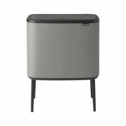 Brabantia Bo Touch Afvalemmer 11 + 23 Liter Mineral Concrete